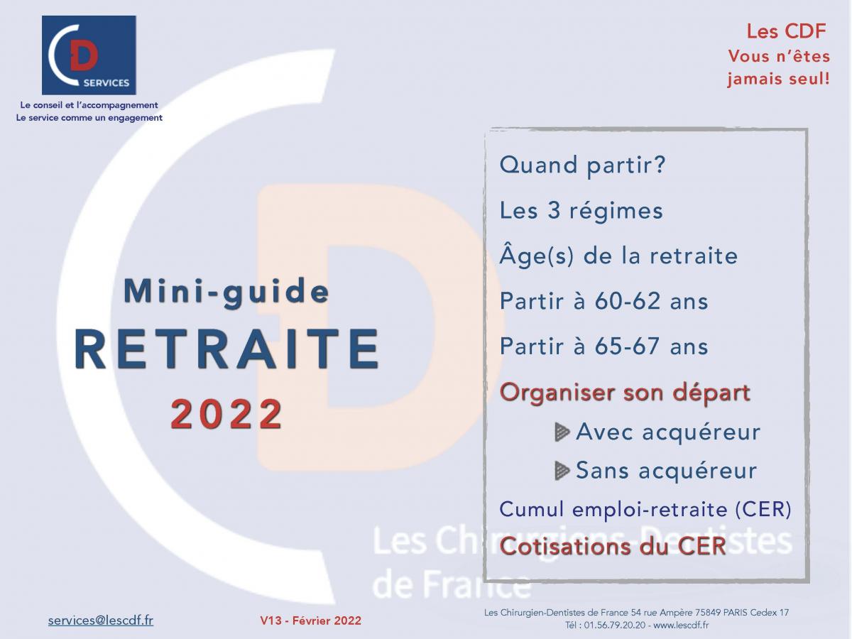 retraite 2022